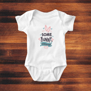 Unique Easter Pregnancy Announcement Some Bunny Baby Bodysuit