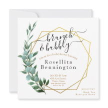 Unique Elegance Eucalyptus Floral Wedding Shower