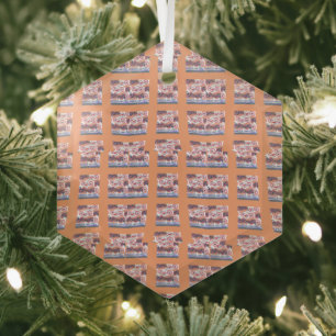 Unique Elegant Heart-Patterned Artwork for All Age Glass Tree Decoration