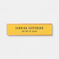 Unique Elegant Plain Simple Minimal Yellow Orange