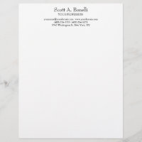 Unique Elegant Plain Simple White Special