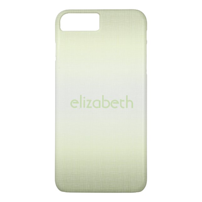 Unique Elegant Simple Personalised Green Minimal Case-Mate iPhone Case (Back)