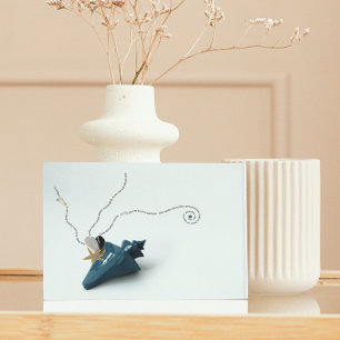 Unique ephemeral poem contemporary fine art modern photo block