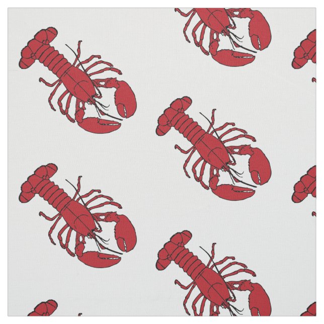 Unique fabric  Lobster (Swatch)
