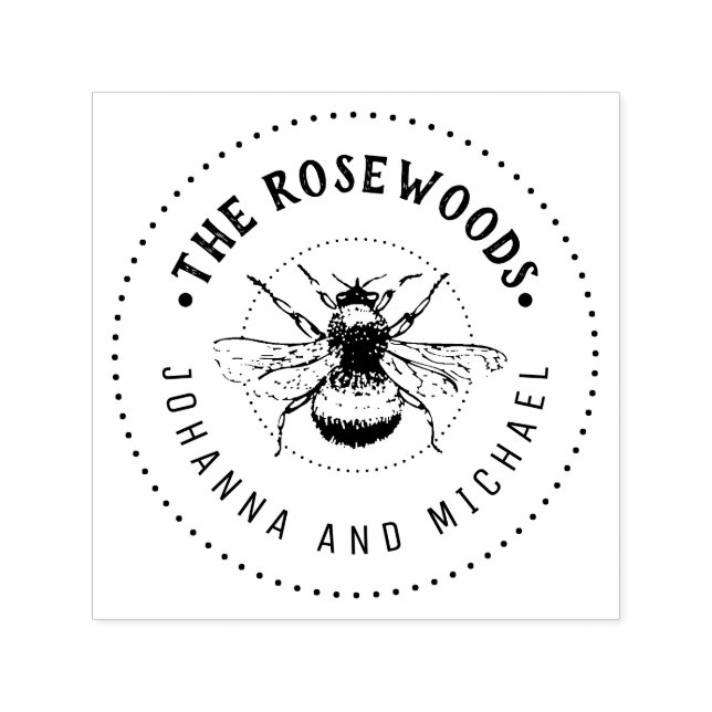 Unique Family Name Self-inking Stamp (Design)