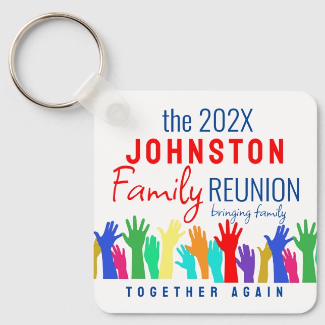 Unique Family Reunion Ideas Key Ring (Front)