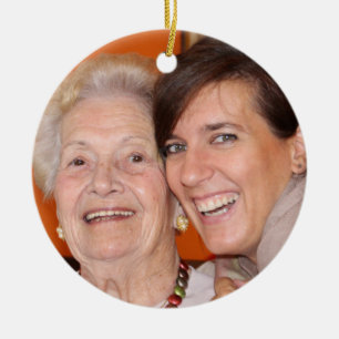 Unique Favourite Family Photo Love Ceramic Ornamen Ornament