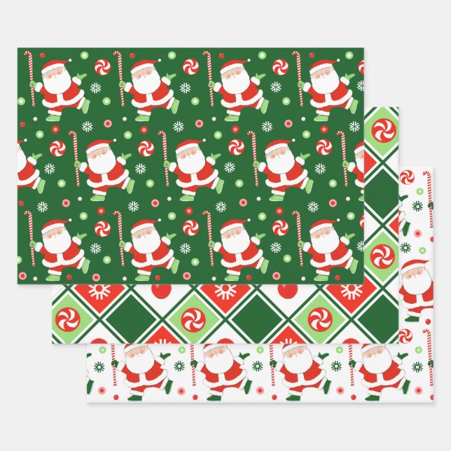 Unique Field Hockey Holiday Gift Wrapping Paper Sheet (Set)