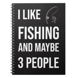 Unique Fishing Gifts Fisher Fish Lover Fisherman Notebook