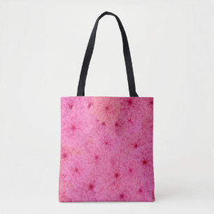 Unique Floral Design Tote Bag with Stylised Flower