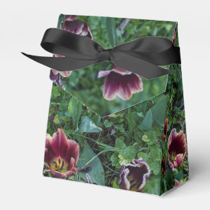 Unique floral photo favour box