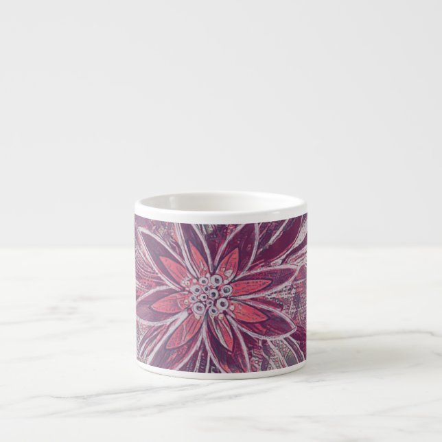 Unique Floral Speciality Mug (Front)