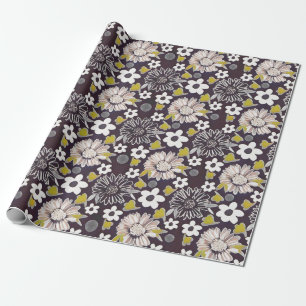 Unique Floral Vintage Pattern Wrapping Paper