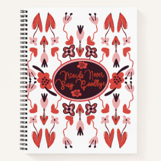 Unique FloralDesign Notebook