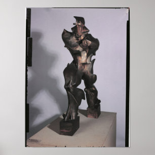 Unique Forms of Continuity in Space, 1913 Poster