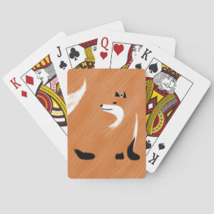 Unique Fox Design Playing Cards