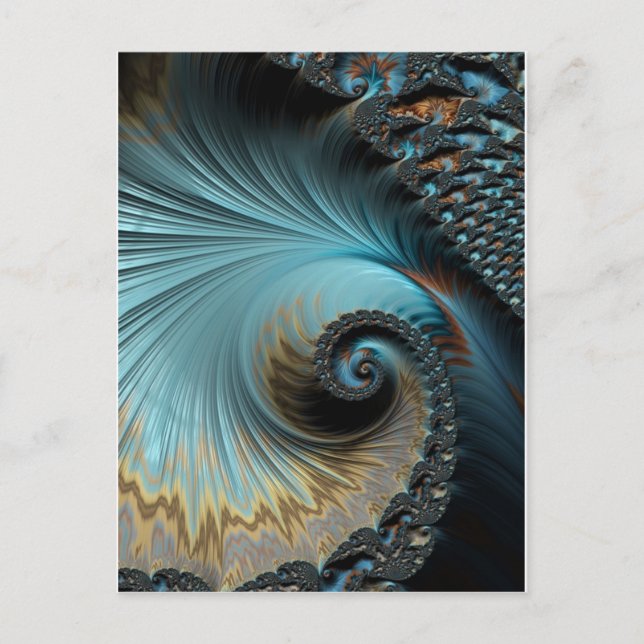 Unique Fractal - Untitled Postcard (Front)