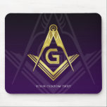 Unique Freemason Gift Ideas | Personalised Masonic Mouse Pad<br><div class="desc">Here's a unique gold and purple personalised masonic mouse pad especially themed for Grand Lodge members. If you're on the hunt for unique freemason gift ideas for big events much like the Annual Installation of Officers (or even for every day occasions), this purple and gold square and compass mouse pad...</div>