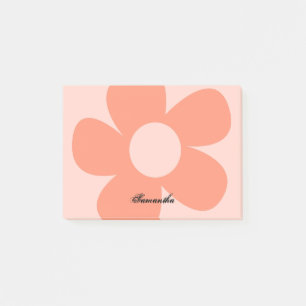 Unique Fun Cute Pink Y2k Flower Custom Post-it Notes