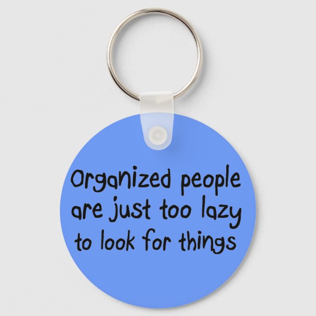 Unique funny birthday gifts humour quotes gift ide key ring (Front)