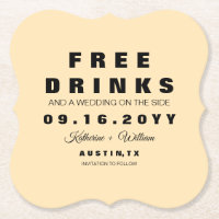Unique Funny Free Drinks Save The Date