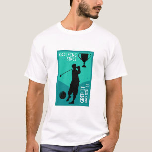 Unique Funny Vintage Golf Gift T-Shirt