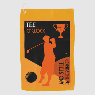Unique Funny Vintage Golf Gift Towel