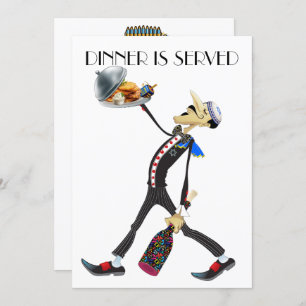 Unique Gathering Waiter Series Invitation