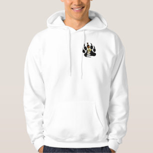 Unique Gay Bear Paw with liberty Fleece Zip Hoodie