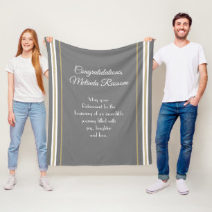 Unique gift! Custom Retirement blanket