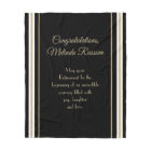 Unique gift! Custom Retirement blanket