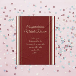 Unique gift! Custom Retirement blanket