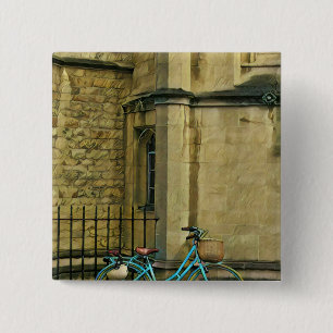 Unique gifts for bike riders 15 cm square badge