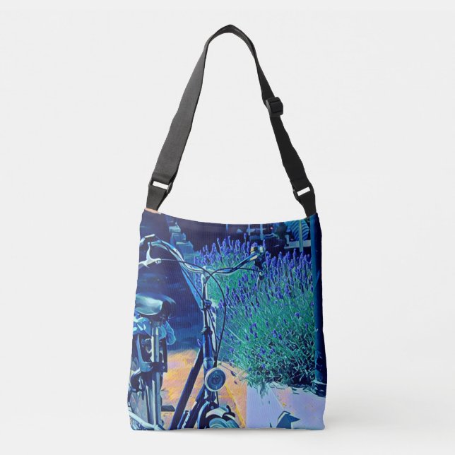 unique gifts for bike riders crossbody bag (Front)