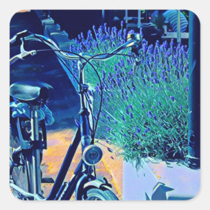 unique gifts for bike riders square sticker
