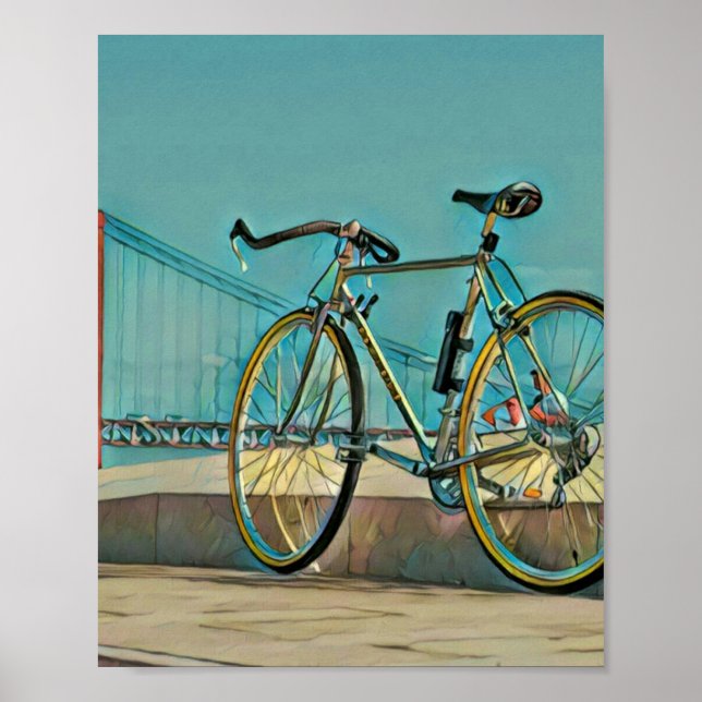 Unique gifts for bikers poster (Front)