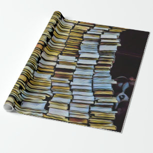 Unique gifts for book lovers wrapping paper