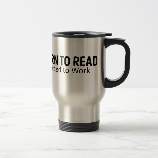 Unique gifts for booklovers travel mug (Right)