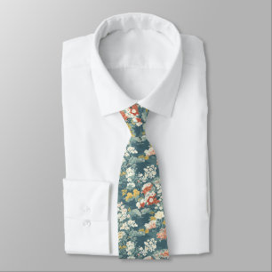 Unique Gifts For Husband Chintz Print Tie