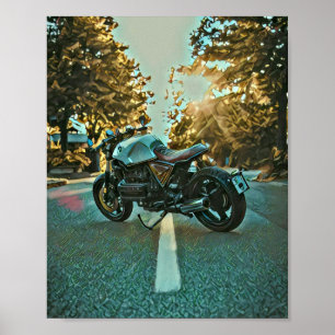 Unique gifts for motorcycle riders poster