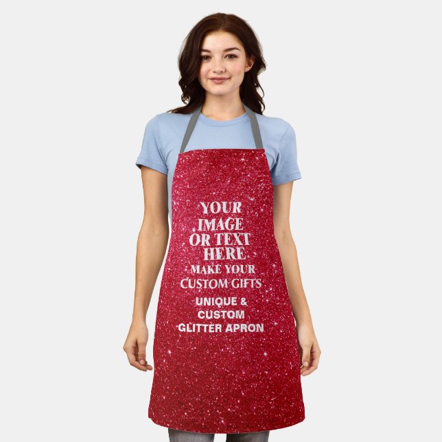 Unique Glitter Apron For Ladies (Worn)
