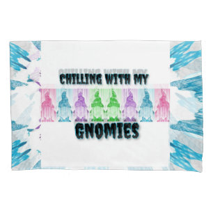 unique gnome  pillowcase