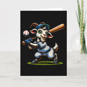 Unique Goat And Sell Enthusiast Sports Design Card