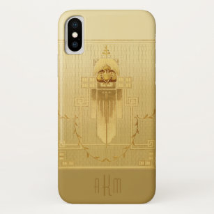 Unique Gold Art Deco Monogram Case-Mate iPhone Case