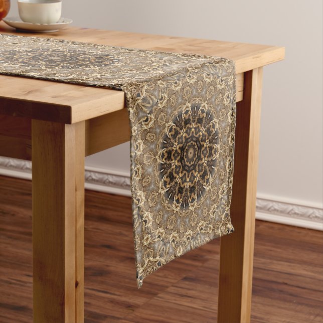 Unique Gold Decorative Table Runner (In Situ)