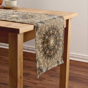 Unique Gold Decorative Table Runner