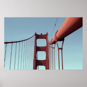 Unique Golden Gate Bridge, San Francisco Photo Poster