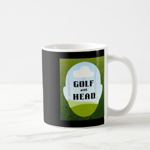 Unique Golf With Head Coffee Mug