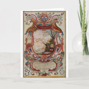 Unique Gorgeous Mediaeval Manuscript Greeting Card