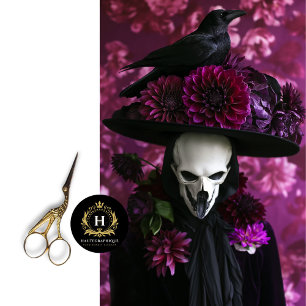 Unique Gothic Halloween Skeleton Skull Decoupage Tissue Paper